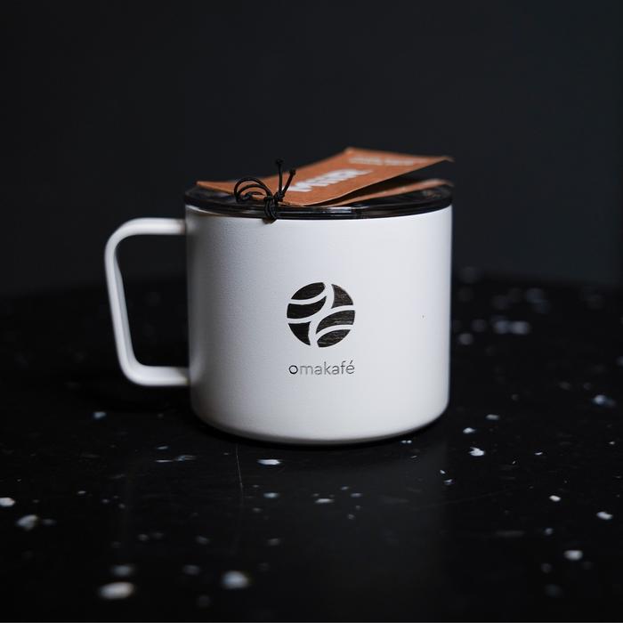 Gambar MiiR Special Edition Omakafé Tumbler (White) CAMP CUP - 8OZ | 236ML dari So So Good Coffee Company Kab. Tangerang Tokopedia