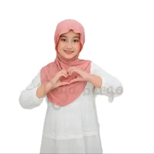 HIJA PASHMINA 2 IN 1 ANAK PASMINA INSTAN JISSON PASMINA MALAY ANAK Hijab Instan untuk Anak Perempuan