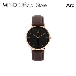 MINO: Eclipse Arc | Men's Premium Minimalist Leather Watch | Japanese Quartz Movement | Jam Tangan