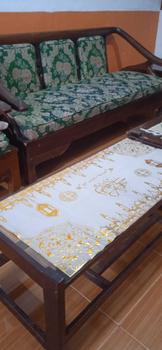 Product Review of A023-A Taplak Meja/Alas Piring/Alas Meja Segi Silver / Gold  43x30cm from N**a 0