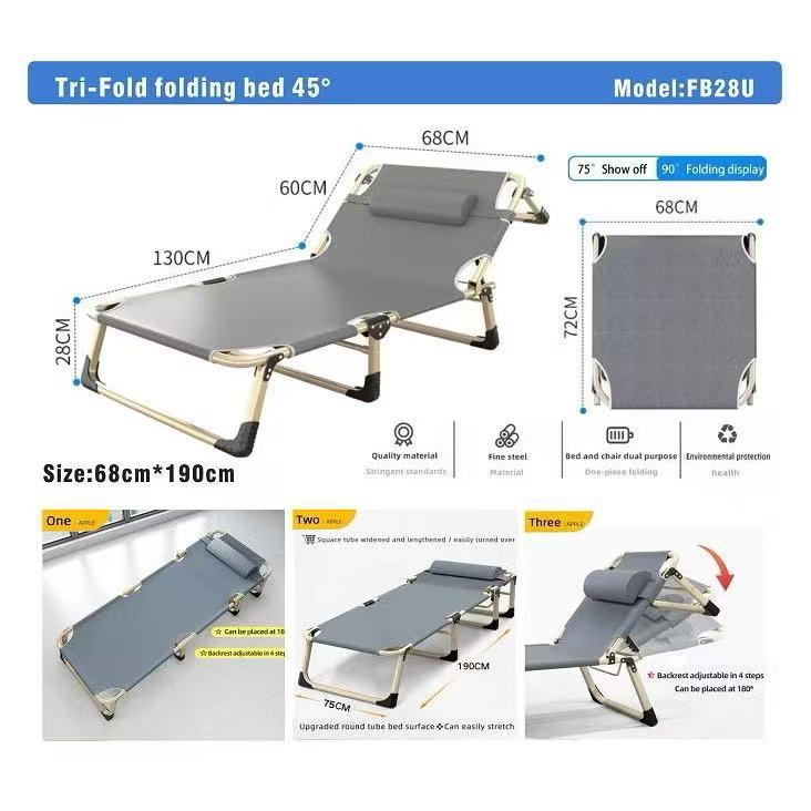 Hot Selling Good Quality Gray Chair Sun Beds Outdoor Furniture Lounger {Local Delivery and Warranty} Top Quality 4