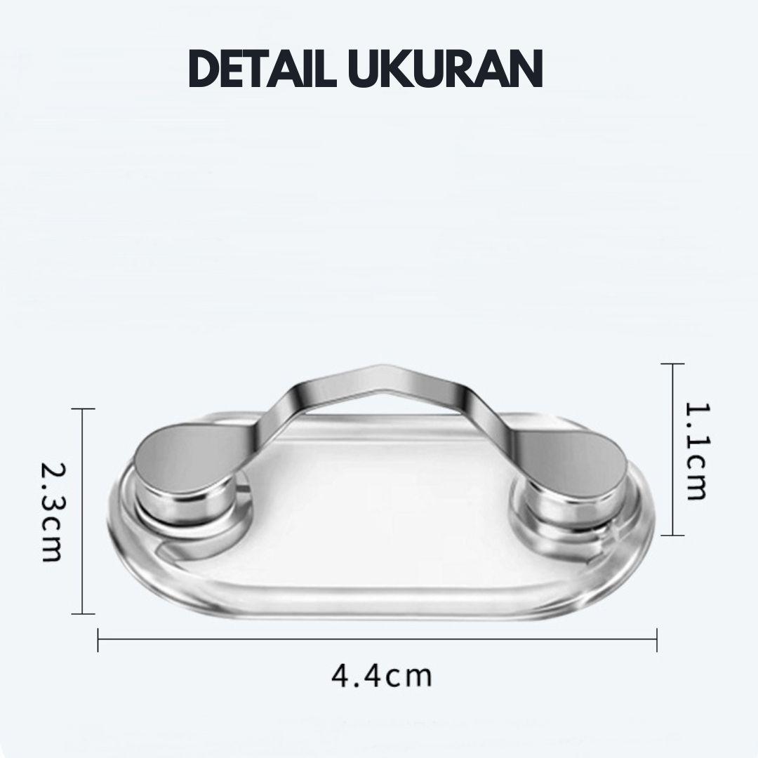 Worth It - Klip Magnetik Gantungan Portable Kacamata Tempel Baju Kartu Nama Earphone Holder Serbaguna Glasses