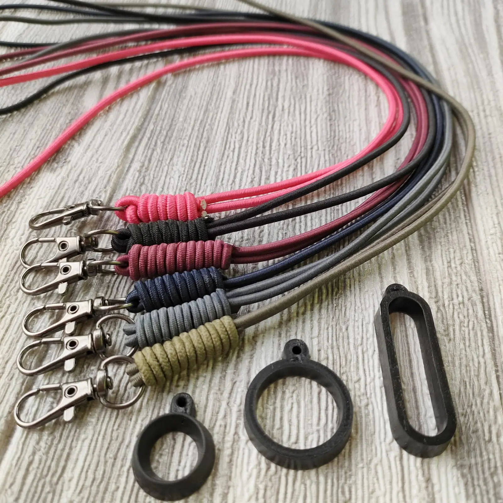 Lanyard Tali Simpul Elastis Polos Aksesoris Handphone