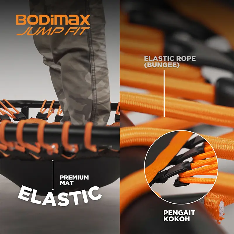 Bodimax Jumpfit / Trampoline / Trampolin dewasa /Alat  Olahraga 4
