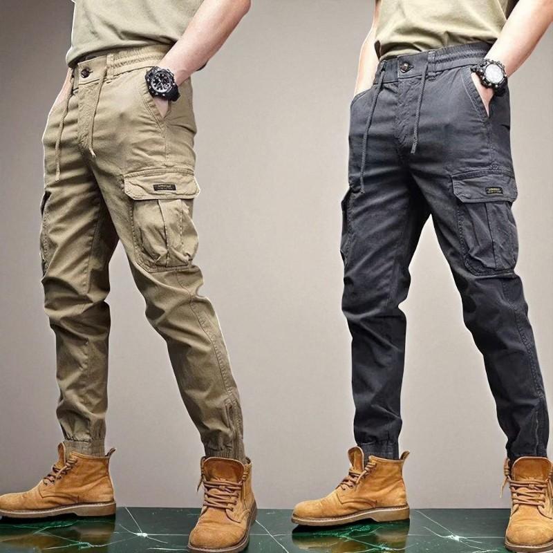 Quần Jogger Kaki - JG3 Quần Jogger Túi Hộp Cao Cấp Nam Cạp Chun Bo Gấu Vải Kaki MQ LUXURY Sport