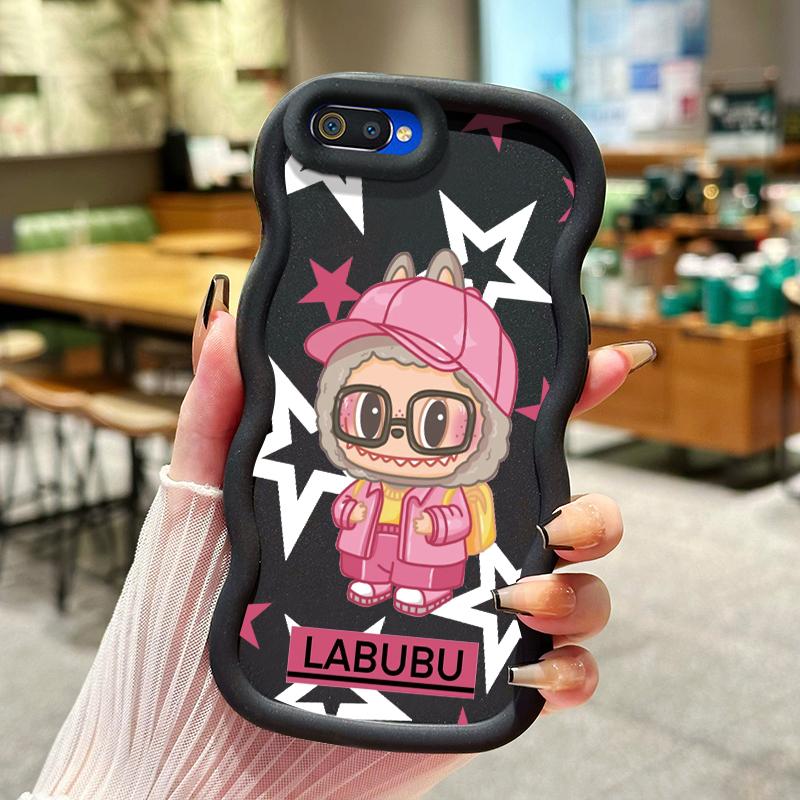 Casing Hp Untuk Realme C2 C2s OPPO A1K Case HP casing Softcase Labubu Happy terbuat dari bahan silikon Kesing Cesing kasing 2