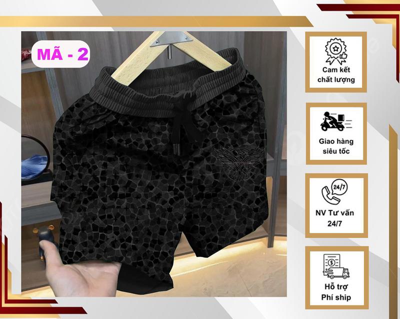 Quần short GIÓ LẠNH nam thiết kế với chất vải thoáng mát, tạo cảm giác thoải mái khi sử dụng, quần có 2 túi khoá trước với 1 túi sau tiện dụng