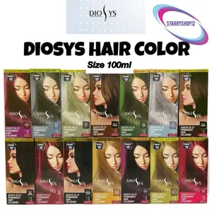 (100ml) Diosys Hair Color permanent 100ml colour colorant cat rambut DIOSYS pewarna rambut BPOM 100 ML (100ml) Diosys Hair Color permanent 100ml colour colorant cat rambut DIOSYS pewarna rambut BPOM 100 ML