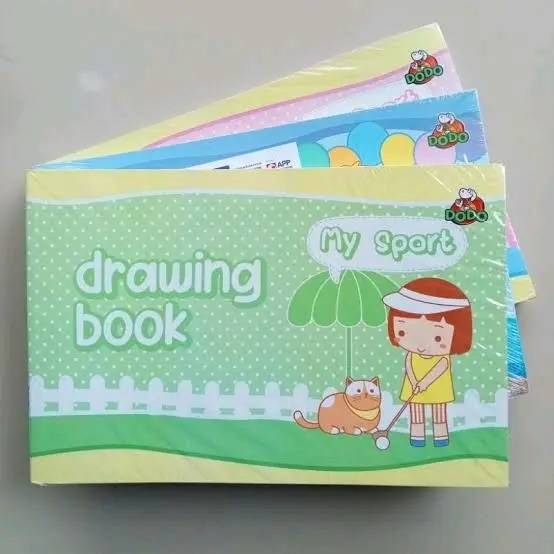 DODO Buku Gambar A4 1 Pack Isi 10 Buku untuk Anak-anak Stationery My Sport Drawing Book