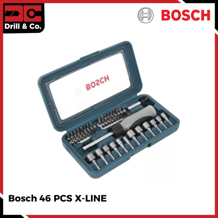 Gambar Bosch 46 Pcs X-Line Mata Obeng & Kunci Sok Set 46Pcs dari Drill&Co Kota Administrasi Jakarta Barat Tokopedia