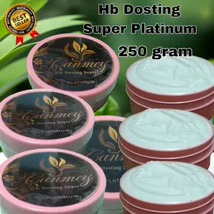Hb Super Platinum Lotion Pemutih Badan  Original 250 Gr Arbutin Memutihkan Memudarkan Handbody Mencerahkan Mengencangkan Perawatan  Pencerah handbody Tangan
