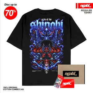 (Gratis Stiker) Ngab Kaos  Baju Distro gods of Shinobi NB227 Unisex Pria Wanita Cotton Combed 24s Digital Keren Printing