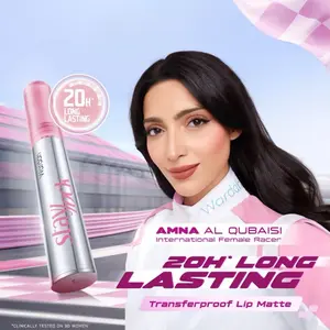 Wardah Staylock Lip Matte  20H+ Long lasting Lip Cream, Real Life Approved!-Lip Matte Ringan Nyaman Smooth Long Lasting Waterproof Matte Lipstick Lipcream Make Up | Lip cream Intense Transferproof