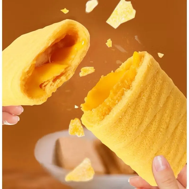 Halal Apojiade Salted egg yolk roll/egg crispy semprong makanan ringan 4