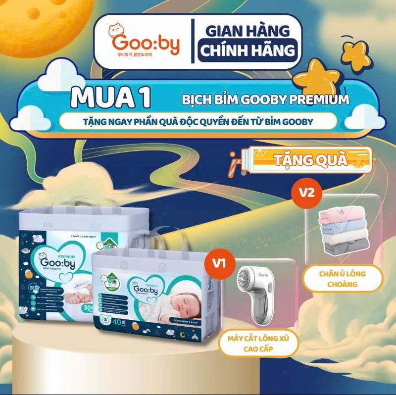 [LIVE][1 BỊCH ] Tã bỉm dán/quần GOOBY PREMIUM mẫu mới 2025 mềm mỏng thấm hút tốt