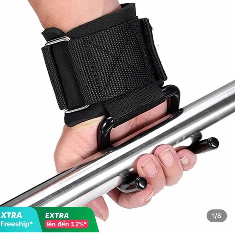 1 ĐÔI Quấn cổ tay Có Móc .Nâng Tạ,Tập Xà Đơn chính hãnġ - Hỗ trợ kéo xà