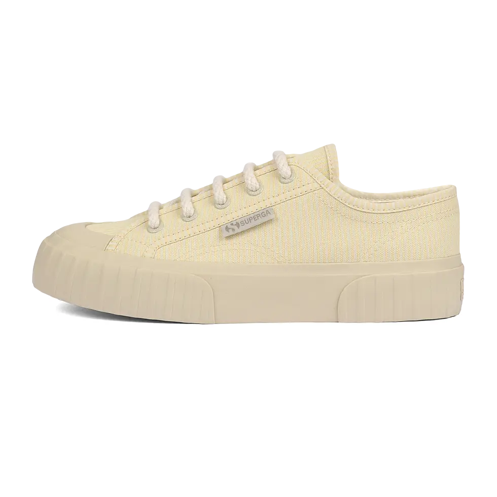 Superga x Drea Chong 2630 Stripe Light Yellow