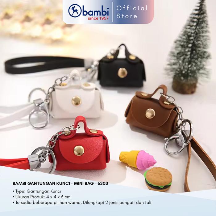 Gambar Bambi Aksesoris Gantungan Kunci All Color Edisi Mini Bag Famous Original dari Bambifiles Store Kota Depok Tokopedia