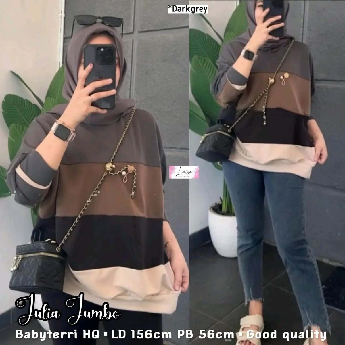 Baju Blouse Wanita Premium Julia Blouse By Laiqa