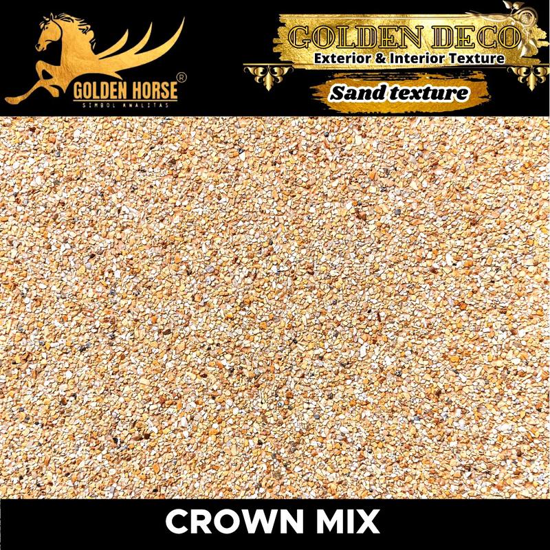 wallpaper & dekorasi dinding Cat Dinding Golden Deco Tekstur Pasir Halus 20 Kilo kat tahan lembap 3