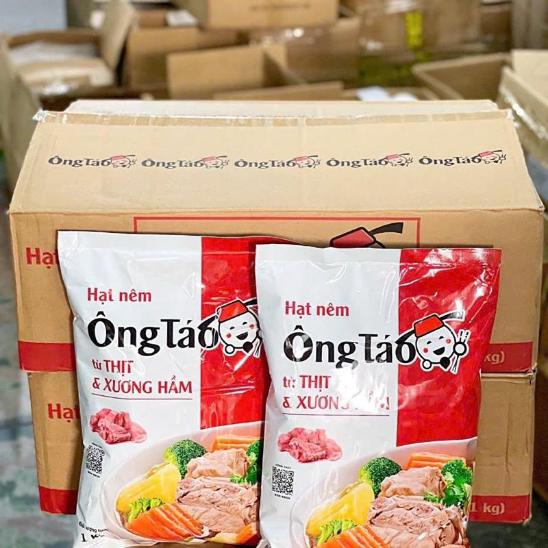COMBO 2 Bịch Hạt Nêm Ông Táo Chiết Xuất Thịt & Xương Hầm Tổng Cộng 2Kg