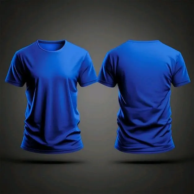 Kaos Polos Biru Benhur Dewasa Katun Combat 30s