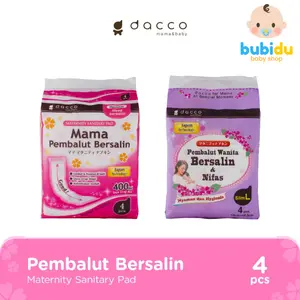 Dacco Mama Pembalut Bersalin Isi 4Pcs Pembalut Wanita Bersalin & Nifas Ukuran Slim L - Isi 4Pcs