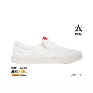 Aerostreet 37-44 Comfy 2.0 Natural Natural Natural - Sepatu Slip On Pria Wanita