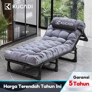 KUCADI  Tempat Tidur Lipat Kursi Malas Folding Bed Kursi Santai Lipat [ Garansi lima tahun ]