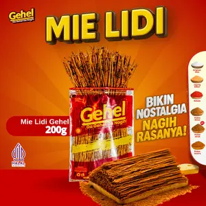 [FAV KAK FADIL] MIE LIDI GEHEL 200gr - Makanan Ringan,  Food Noodles Goreng Instan Pedas Nagih
