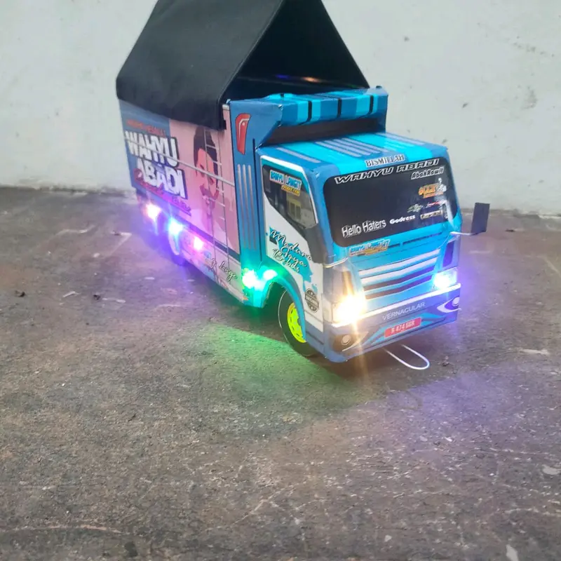 miniatur truk wahyu abadi fariasi ful lampu 1