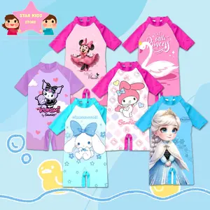 Star Kids Baju Renang Anak Perempuan Sport Karakter – Frozen, Minnie, Kuromi, Cinnamoroll | Adem & Anti Panas