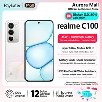 Gambar realme C100 6/128GB (6GB+12GB Extended RAM) 8000mAh Battery Official Store HP Android Murah Terbaru - C100 6/128 Purple, Full Set bawaan dari Aurora Mall Phone Kota Administrasi Jakarta Utara 1 Tokopedia