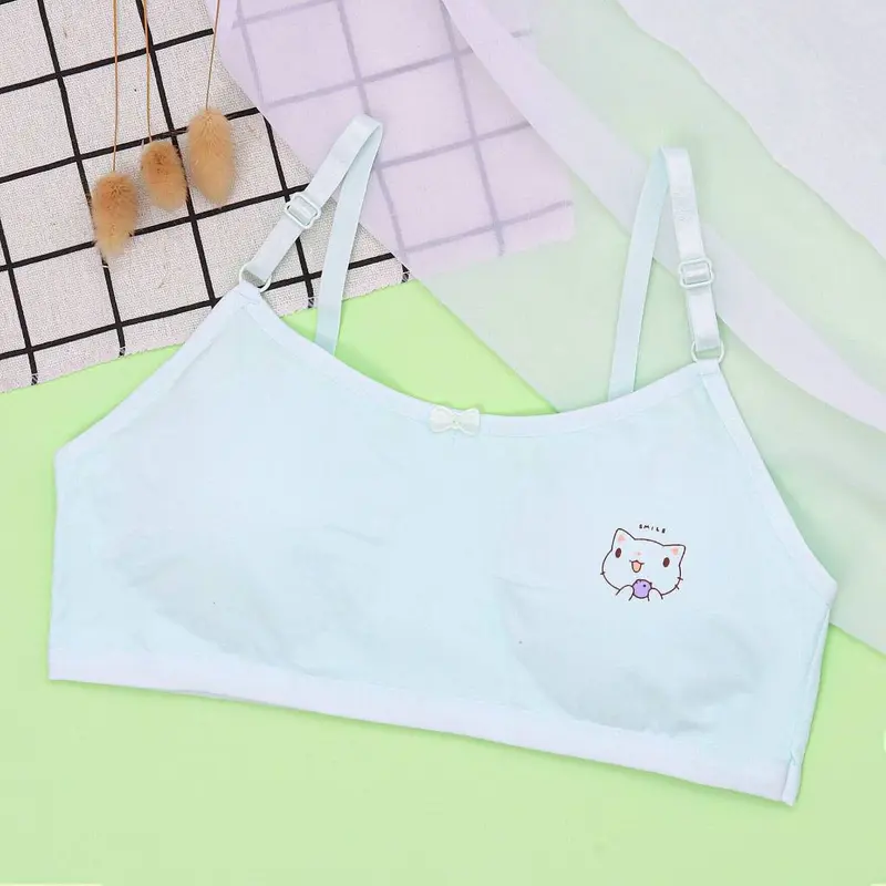 PEACHIE | BR1911 Bra Bh Mini Set Wanita Miniset Anak Kecil Polos Pakaian Dalam Remaja Cewek Pubertas Fashion 1