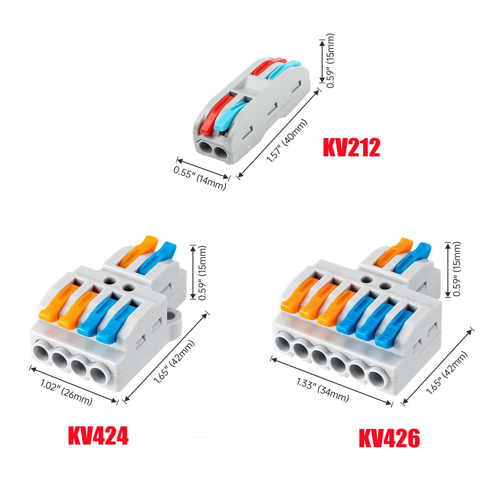 CASTA Terminal Sambungan Kabel Listrik Quick Connector 32A dengan Tuas PA66 ABS Tahan Panas Flame Retardant Konektor Cepat Serabut Kawat 0.5-4mm² Pilihan 1 In 1 Out 2 In 2 Out 2 In 4 Out Aman Tahan Lama Rumah CASTA Terminal Sambungan Kabel Listrik Quick Connector 32A dengan Tuas PA66 ABS Tahan Panas Flame Retardant Konektor Cepat Serabut Kawat 0.5-4mm² Pilihan 1 In 1 Out 2 In 2 Out 2 In 4 Out Aman Tahan Lama Rumah