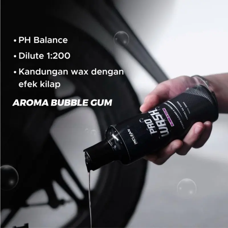 Terlaris No. 1 | Beli 1 Dapat 3 INCLEAN Pro Wash & Black & Shine Master Penghitam Body Kendaraan Permanen Pengkilap Body Kendaraan Permanen Shampoo Wax Cuci Kendaraan 1
