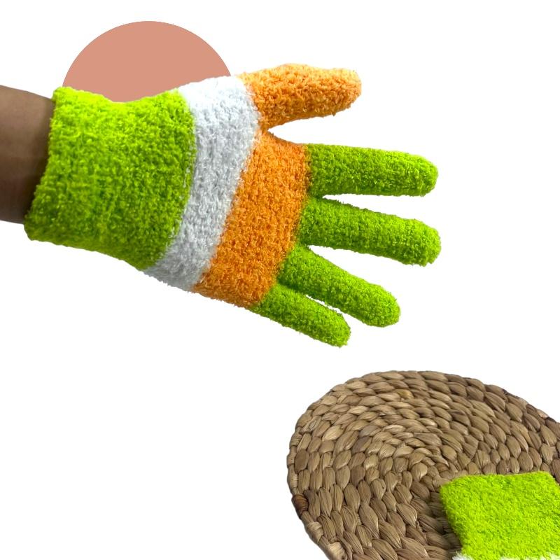 Sarung tangan woll bulu lembut / sarung tangan wanita dewasa / sarung tangan motor belang Gloves Gloves 3