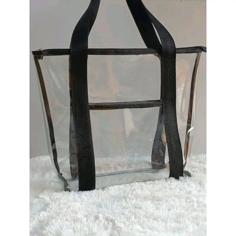Totebag Wanita Transparan Mika Warna Tas Mika 3