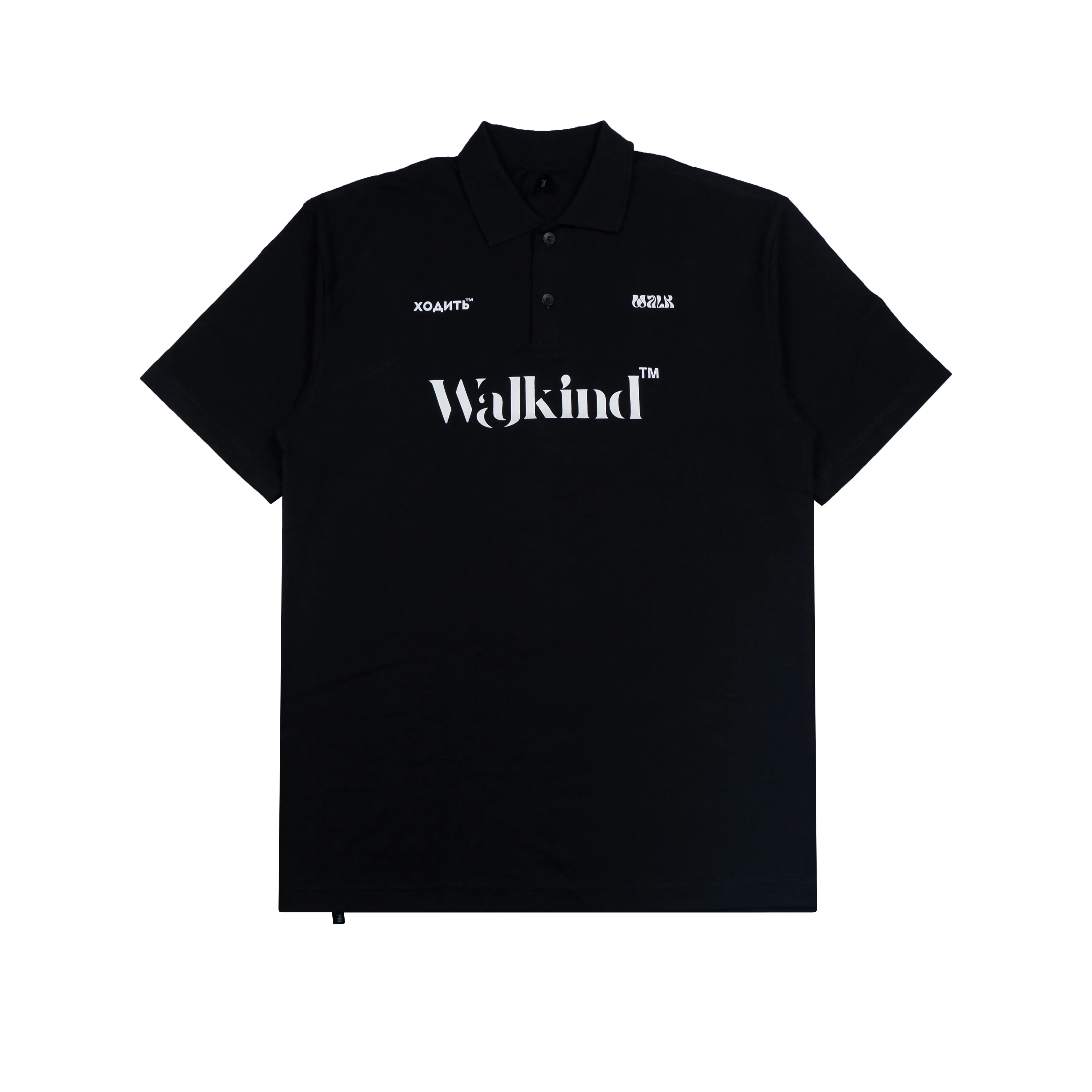 Walkind Kaos Polo Cotton Combed 24s - Black