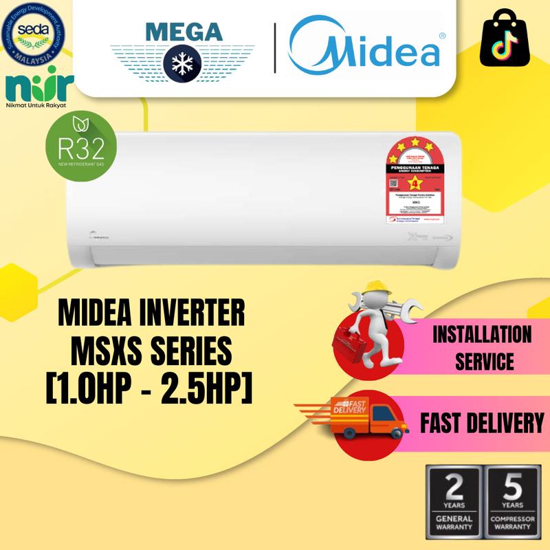 (NUR RM200-E REBATE) Midea Inverter Aircond R32 Xtreme Serie - TikTok ...