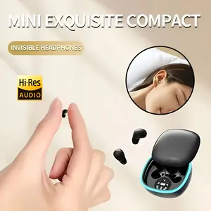 New MINI13-N Ultra Small Sleep Invisible Wireless Bluetooth Earphones In Ear Sleep Headphone Tidur Nirkabel Tidur Tak Terlihat Bluetooth 5.4 HiFi Stereo Noise Reduction Ultra Long Standby Waterproof