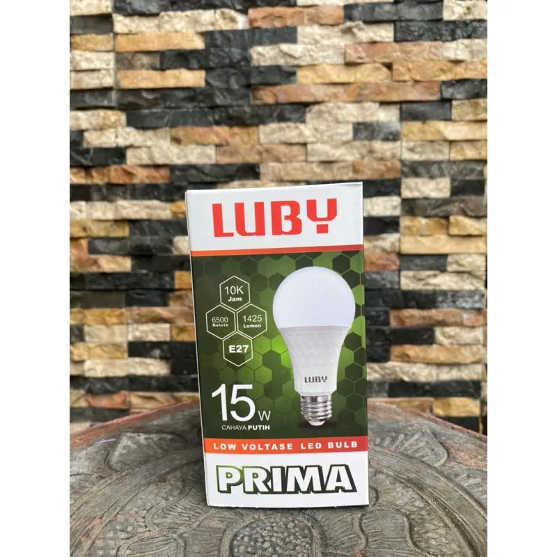 Lampu LED Luby Prima 3W-24W Cahaya Putih 6500K E27 3