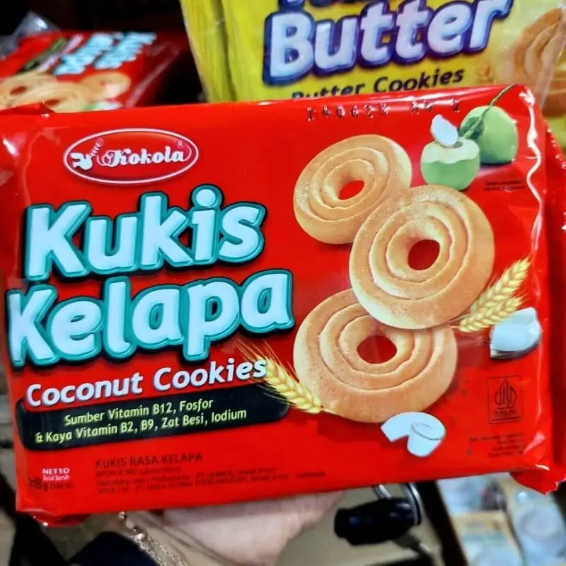 Cod / Kokola kukis butter 218 gram 3 pcs / Kokola kukis 218 gram / Kokol kukis kelapa / Kokola kukis rasa mochachino_kelapa_susu_butter / Kukis kokola 218 gram 3 pcs 5