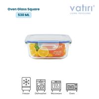 Gambar Vatiri Oven Glass Wadah Makan Microwave 530ml Square - Tempat Makan Kaca Serbaguna PS530YG dari VATIRI HOME STORE Kota Administrasi Jakarta Pusat 1 Tokopedia