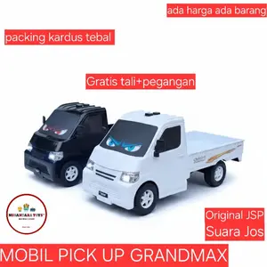 Mainan Anak Mobil Gran Max Pick Up Original JSP Suara Jos Dengan Tali Pegangan Packing Kardus Tebal Plastik