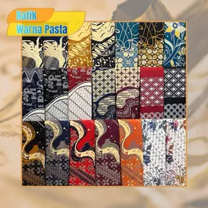 Kain batik solo, bahan baju, batik modern kombinasi, proses manual printing