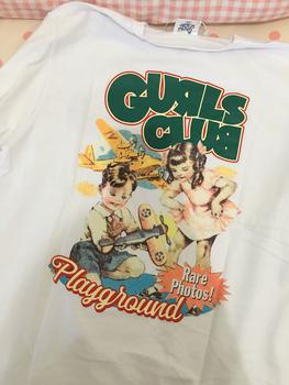 Product Review of Gurls Club Long Sleeve - Playground | Katun Combed Distro Kaos Nyaman Panjang Putih Sablon Baju Tangan T-Shirt Hitam Pendek Polos Santai Rib from ب**ا 3