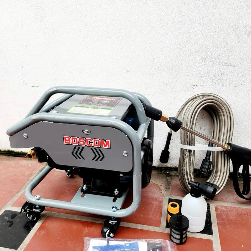  BOSCOM 3-MÁY RỬA XE T988-BOSCOM Motor LÕI ĐỒNG BẢO HÀNH 2 NĂM TẶNG 4 BÉP PHUN HIỆU SUẤT CAO CHO NGƯỜI DÙNG 