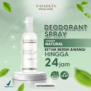 SAIASKIN DEODORANT TAWAS SPRAY NATURAL (BPOM)