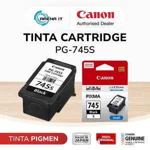 Tinta Original Canon 745 Small Black PG745s - Tinta Canon MG2570s TS207 TS307 TS707 TR4570s TR4670s - Tinta Cartridge Katrid